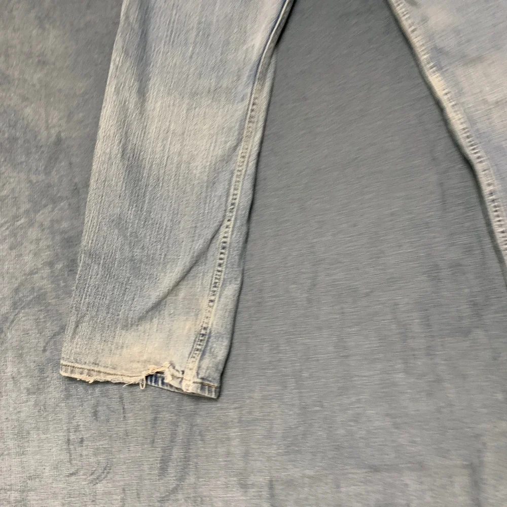 Levi's 514 Slim Fit Straight Jeans Boys 18 Husky Blue Denim Stretch Performance
